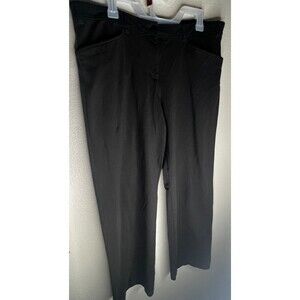 eileen fisher‎ women’s black relaxed fit black pants size large